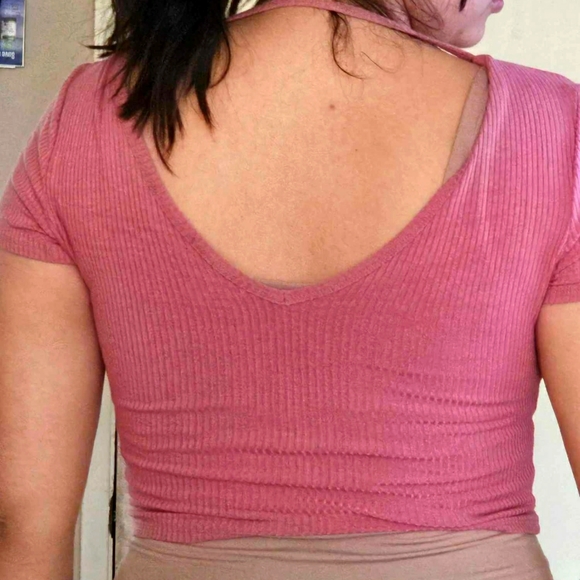 Pink Crop Top - Picture 2 of 3